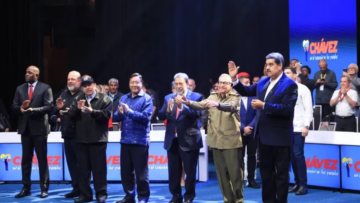 Arce con Maduro y Castro