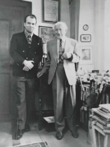 Ernesto Jünger y Stephan Reimertz en 1997